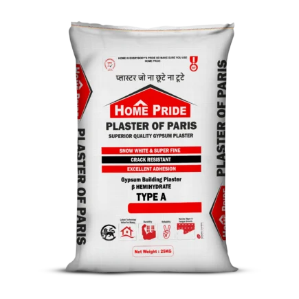 Plaster of Paris POP applied for smooth interior wall finish