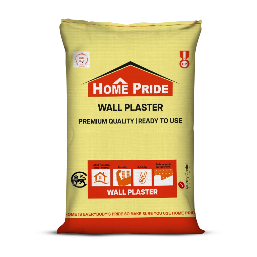 Wall plaster applied for smooth interior and exterior wall finish