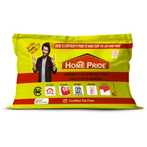 Home Pride 1001 vitrified tile fixing adhesive and tile fixing solution for wall and floor tiles