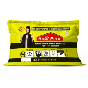 Home Pride 1011 glass mosaic tile adhesive for interior and exterior tile fixing