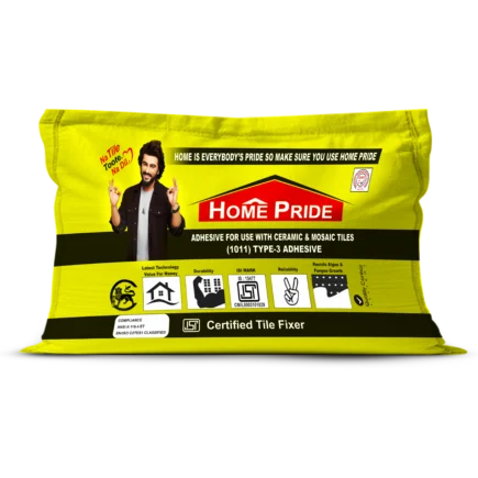 Home Pride 1011 glass mosaic tile adhesive for interior and exterior tile fixing