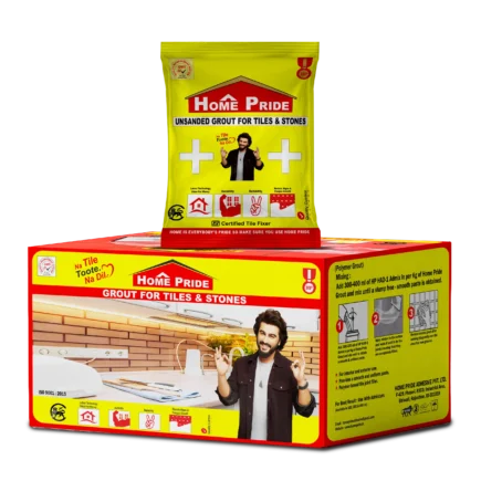 Tile joint grout unsanded for narrow floor and wall tile joints