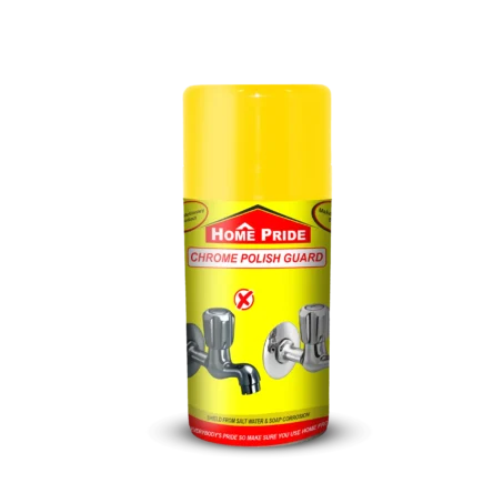 Chrome polish used for shining chrome taps and fittings