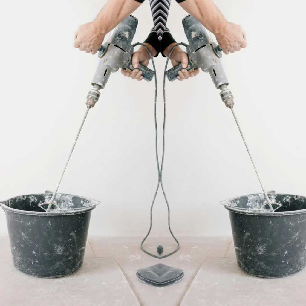 Strong bonding achieved with tile adhesive during tile installation