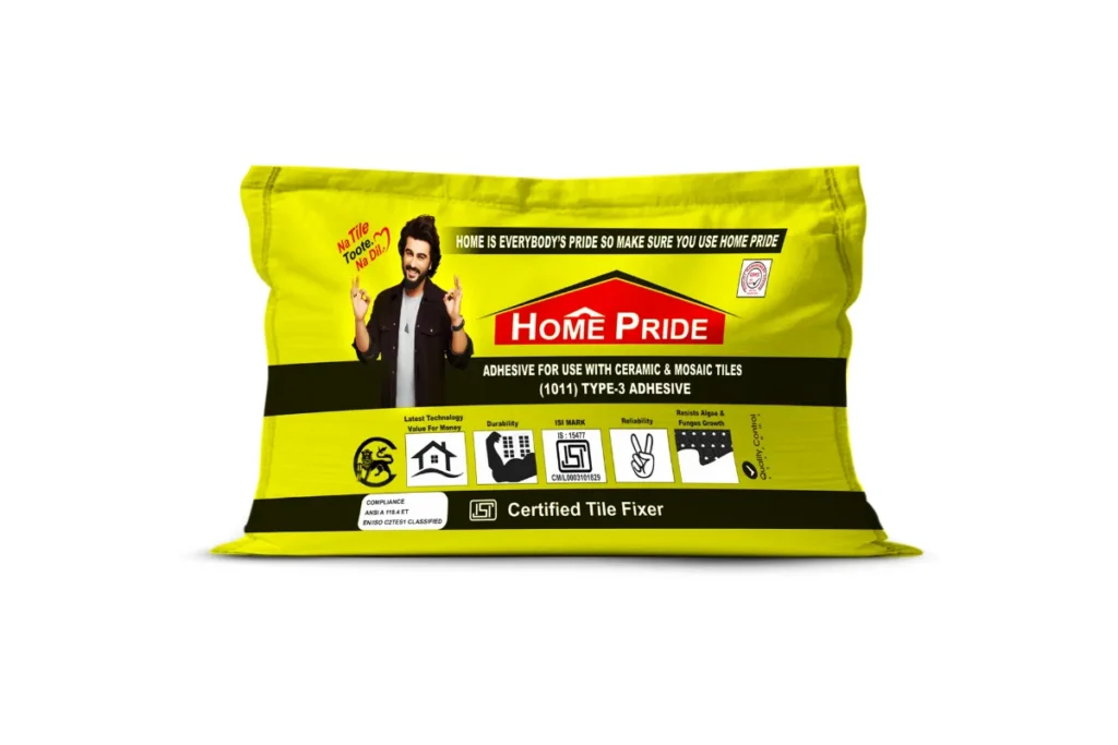 tile adhesive for wall used for fixing ceramic and vitrified wall tiles