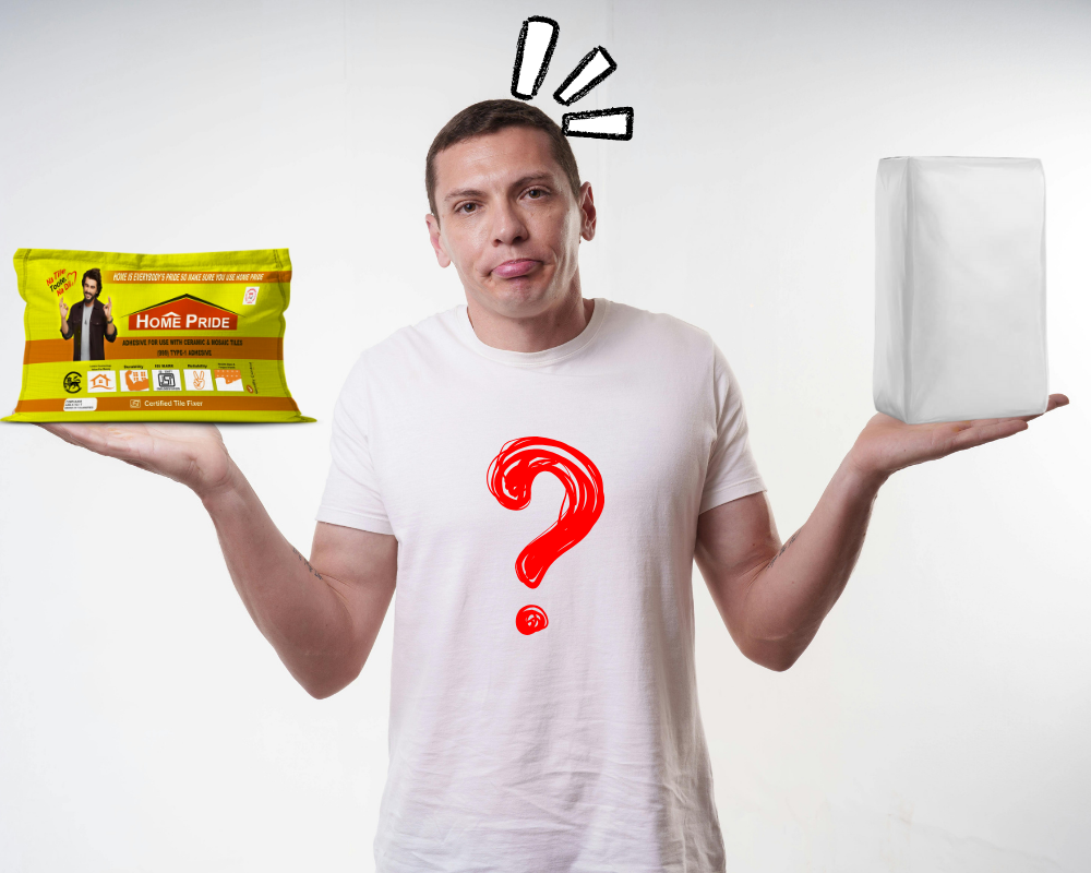 Tile adhesive being applied for floor and wall tiles to show which adhesive is best for tiles