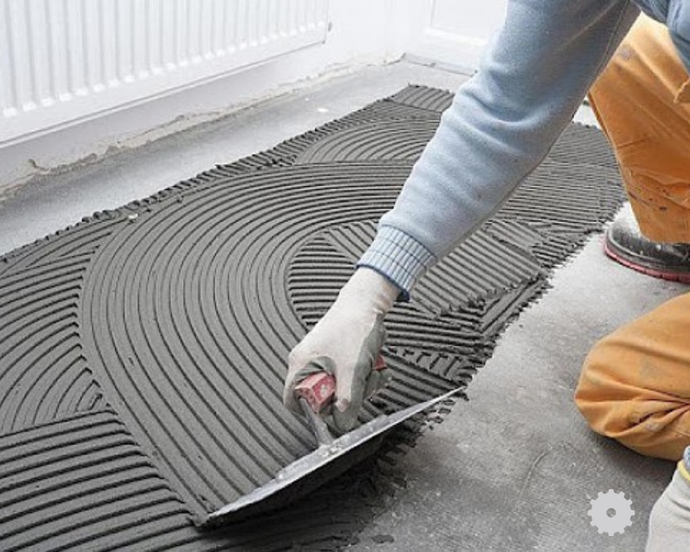 Comparison between tile adhesive and cement mortar used for floor and wall tile fixing