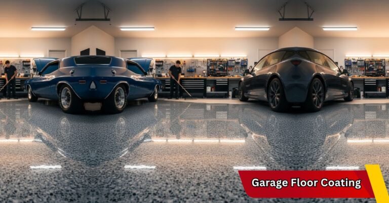 garage floor coating with epoxy floor system