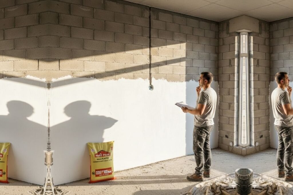 wall plaster calculator for accurate plaster quantity calculation