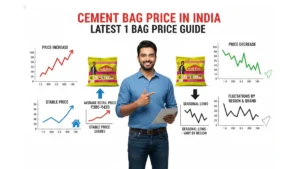 1 bag cement price at construction site