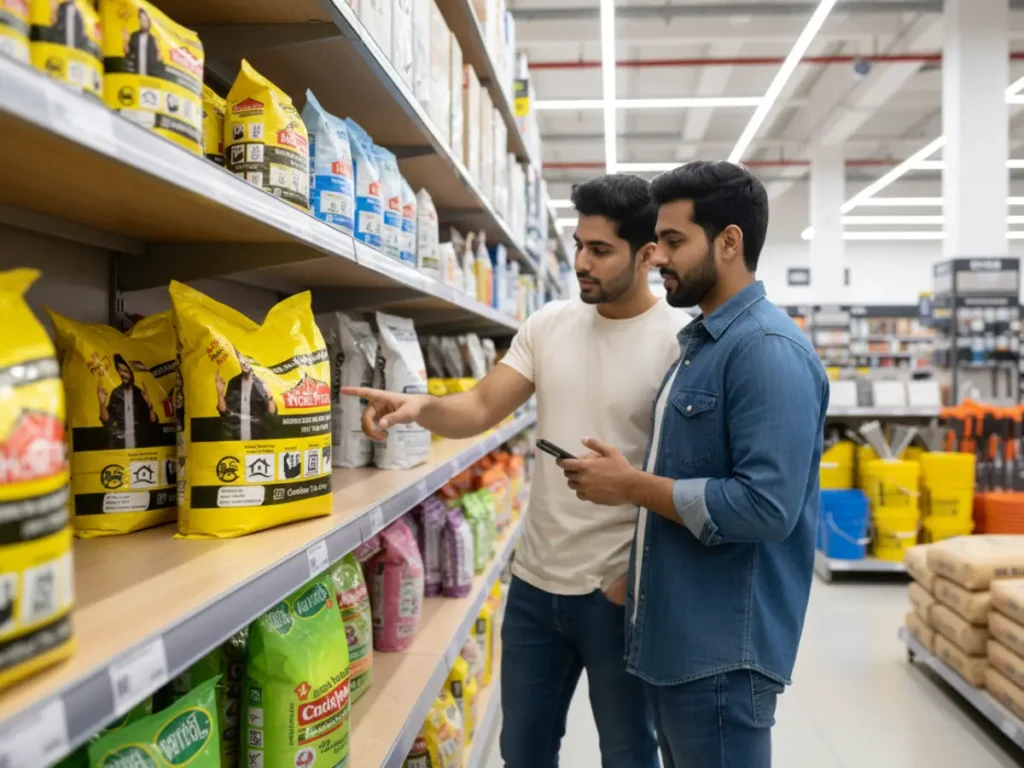 professional application of tile adhesive solutions on wall