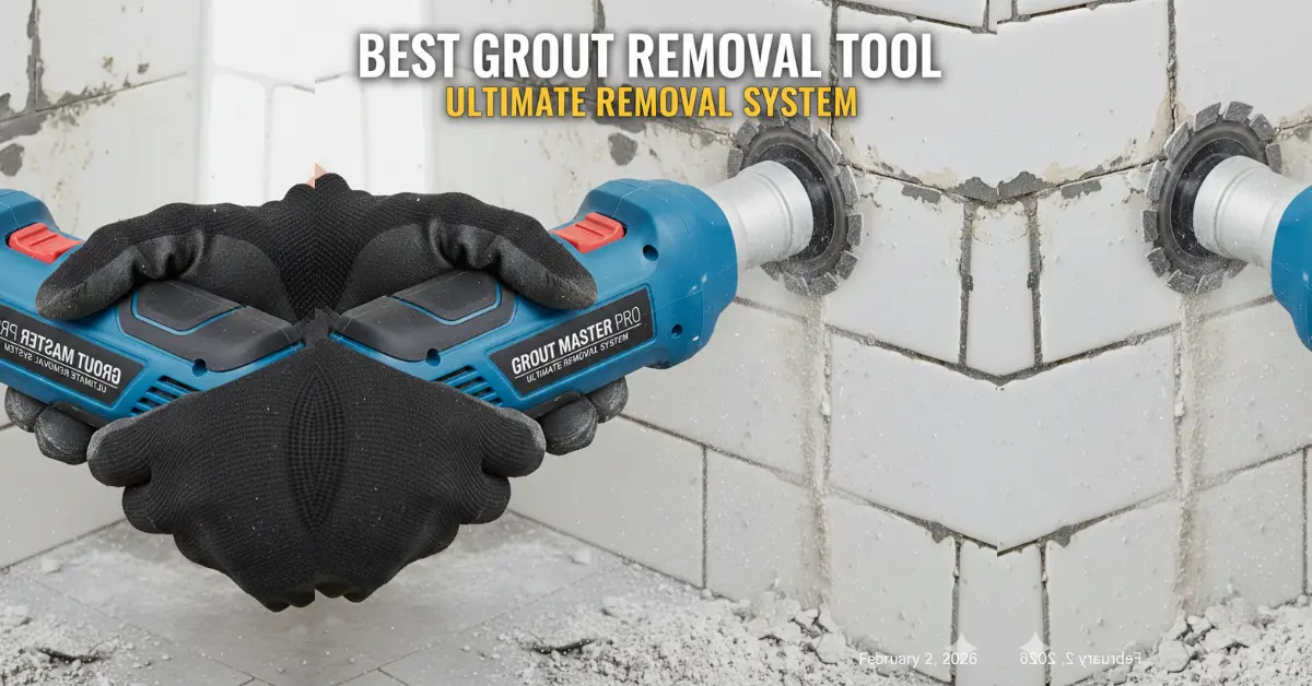 best grout removal tool for floor and wall tiles
