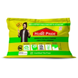 Home Pride 1021 Super Platinum premium tile adhesive for large tiles