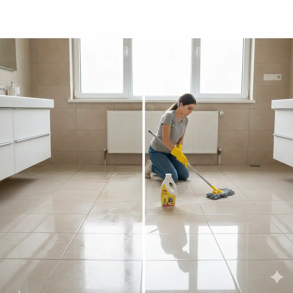 tile cleaner acid used for deep stain removal