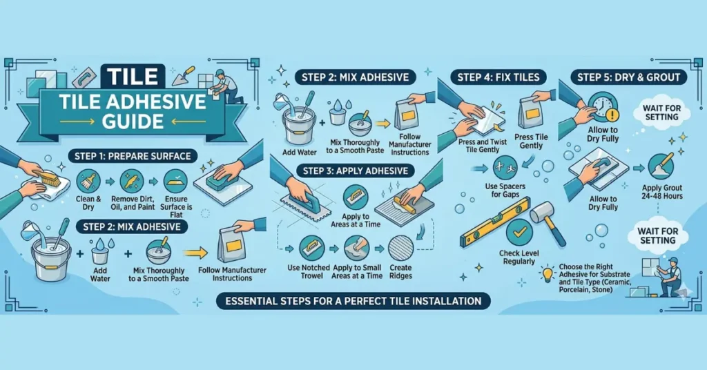 tile-adhesive-application