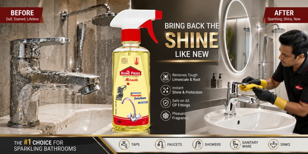 Best Tap Cleaner for Hard Water Stains & Chrome Shine