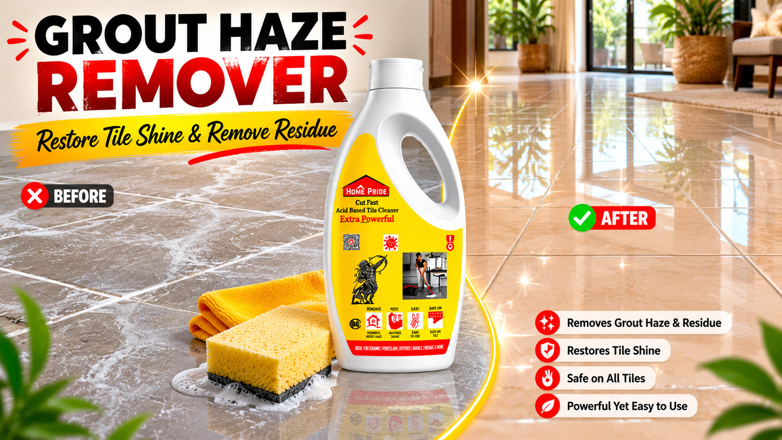 grout haze remover