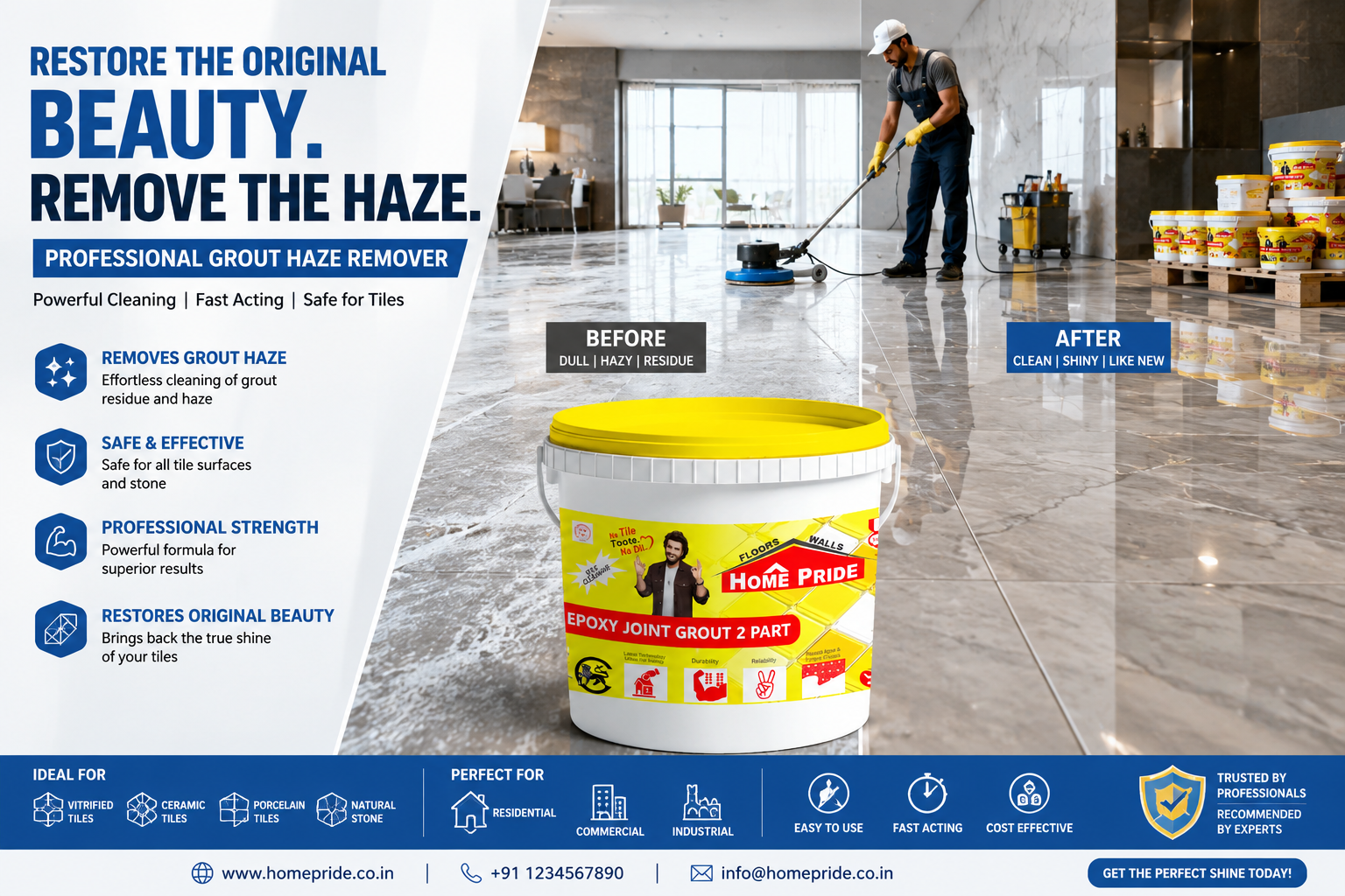 grout haze remover