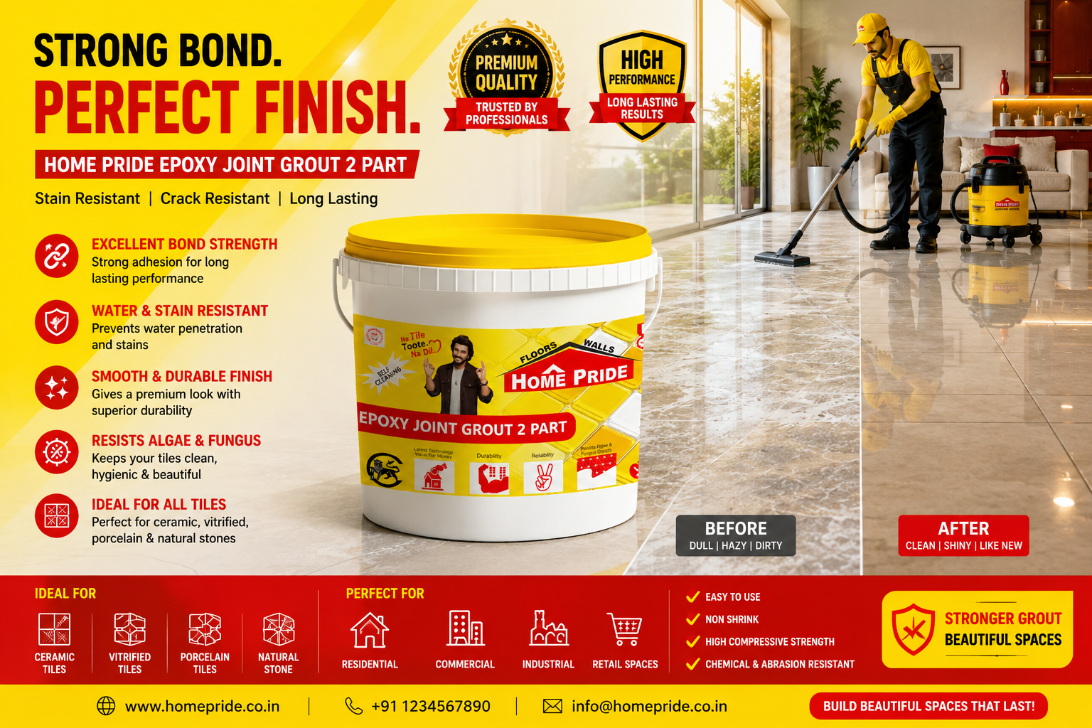 Grout Haze Remover